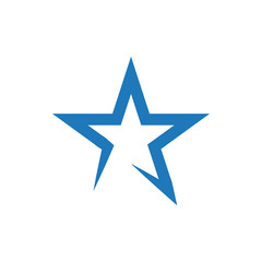 Obraz premium Gwiazda projekt graficzny szablon wektor ilustracja na białym tle