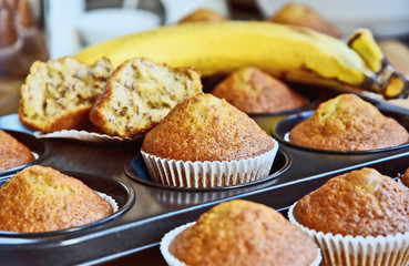 Banana muffins are easy for kids to make..Easiest and best Banana cupcakes .