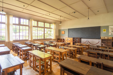 廃校　小学校の教室