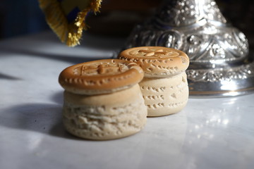 The liturgical liturgical bread 