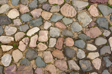 Stone pathway pattern