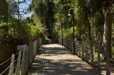 Grammiko park in Nicosia. Cyprus