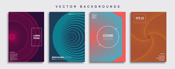 Minimal Vector cover designs. Future Poster template.