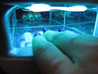 woman in solarium