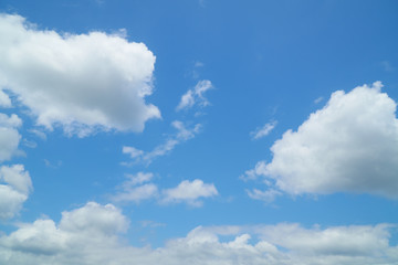 Obraz na płótnie Canvas Clear blue sky with some cloud