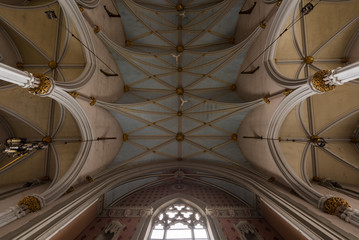 Derelict Sanctuary Ceiling - Abandoned St. Peter's Church - Troy, New York