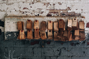 Vintage Paper Hang Tags - Abandoned Lonaconing Silk Mill - Maryland