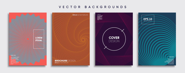 Minimal Vector cover designs. Future Poster template.