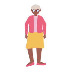 Grandmother cartoon vector design