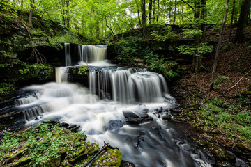 Starboard Falls - Pocono Mountains - Scenic Waterfall - Pennsylvania