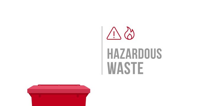 Separate waste collection: hazardous waste