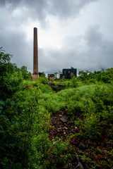 Fototapeta na wymiar Abandoned Factory in the Rust Belt - Republic Rubber - Youngstown, Ohio