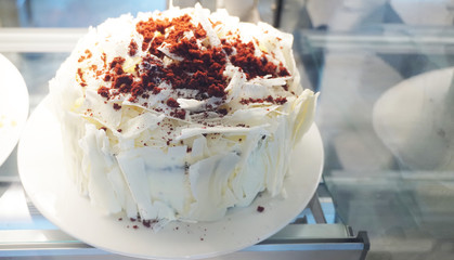 dessert with whipped cream