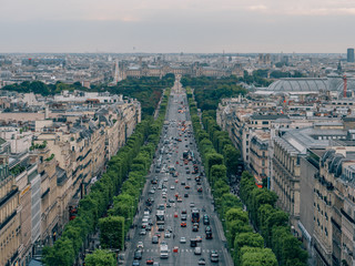 Long Street in Paris, France