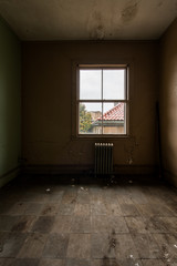 Derelict Room + Window + Radiator - Abandoned Monastery - Boston, Massachusetts