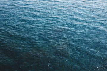 water surface closeup - waves on lake
