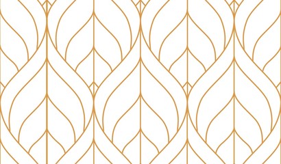 Vektor nahtlose geometrische Muster. Goldenes lineares Muster. Hintergrundbilder für Ihr Design.