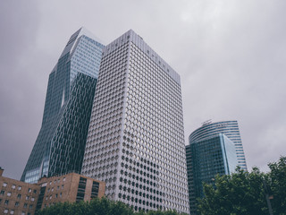 Obraz premium Skyscrapers in the modern La Defense District of Paris, France