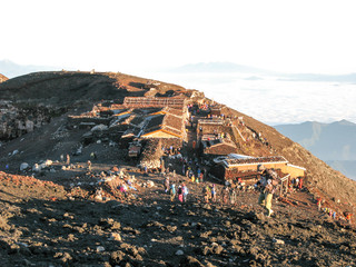富士山の山小屋
