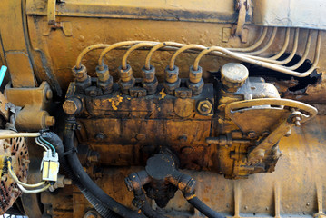 The yellow nozzle pump