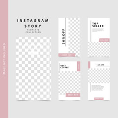 Instagram story template collection