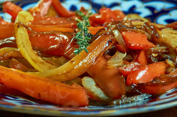Caramelized Onions and Bell Peppers