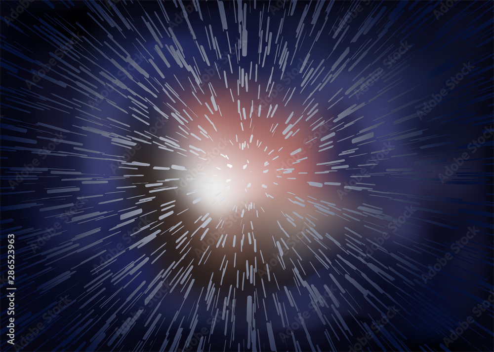Canvas Prints universe speed background