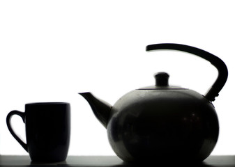 teapot isolated on white background