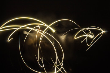 lightpainting dance abstraite