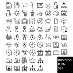 Set vector icons in design with elements for mobile concepts and web apps. Collection modern logo and pictogram.