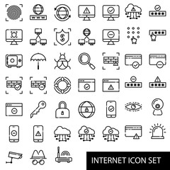 internet Icons Set. Related Line Icons. Website and APP Design and Development. Simple Mono Line Pictogram Pack. Stroke Logo Concept, Web Graphic. icons.