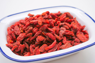 dry red goji berries for a healthy diet