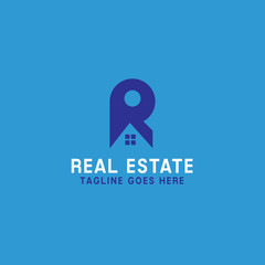 Real Estate Logo Vector Design Template. Modern and City Icon. House And Town Symbol.