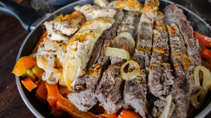 Fajitas Acercamiento