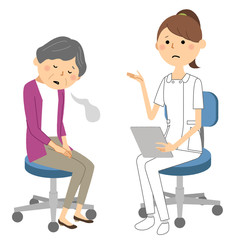 看護師　問診　説明