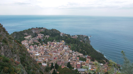 Fototapeta na wymiar Sicilia, Taormina, Etna