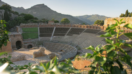 Amfitheater sicilia, Etna, Taormina 
