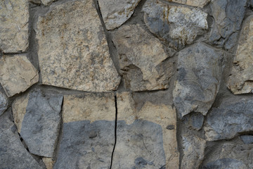 Wall Of Stones As An Abstract Background