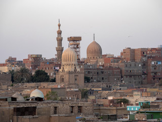 Fototapeta na wymiar Old tombs in Cairo capital city, Egypt