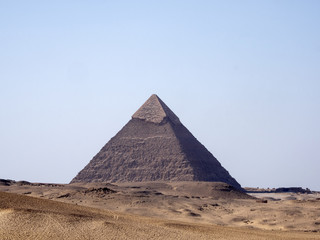 Fototapeta na wymiar The Cheops Pyramid is a World Heritage Site, Cairo Egypt