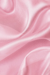 pink transparent fabric with large folds,  abstract background