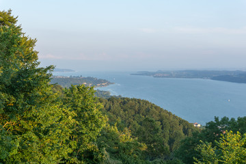 Der Bodensee in Süd Deutschland von oben