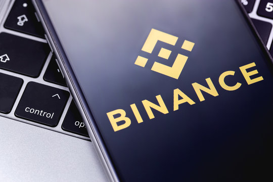 Binance logo on the screen smartphone snd notebook. Binance - one of the largest cryptocurrency exchange on the market. Moscow, Russia - December 4, 2018
