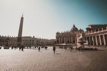 Vatican City St. Peter's cathedral famous symbol of catholicism