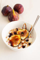 fresh figs on a plate