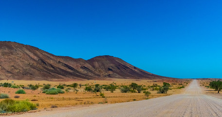 Fototapeta na wymiar Route de Namibie