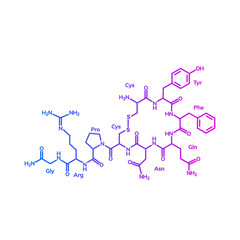 Vasopressin or argipressin chemical formula