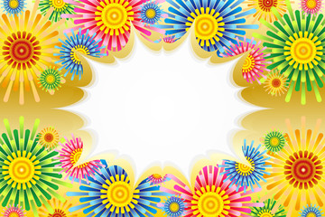 #Background #wallpaper #Vector #Illustration #design #clip_art #free_size concentration line,comic,speed line,speech bubble,balloon,cloud line ベクターイラスト背景素材,フラワー,セリフフキダシ,無料,花柄の模様,宣伝広告ポスター,打ち上げ花火