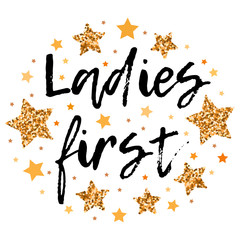 Hand drawn motivation, inspiration phrase. Isolated print.