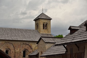 Fototapeta na wymiar Abbaye de Boscodon (Hautes-Alpes)